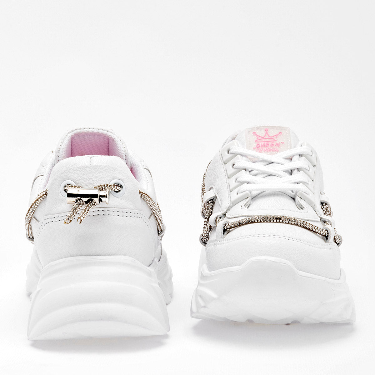 Tenis urbano suela chunky para niña marca Miss Pink Blanco cod. 126954