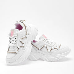 Tenis urbano chunky Miss Pink para niña