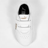 Tenis Carina 2.0 Animal Update V PS para niña marca Puma Blanco