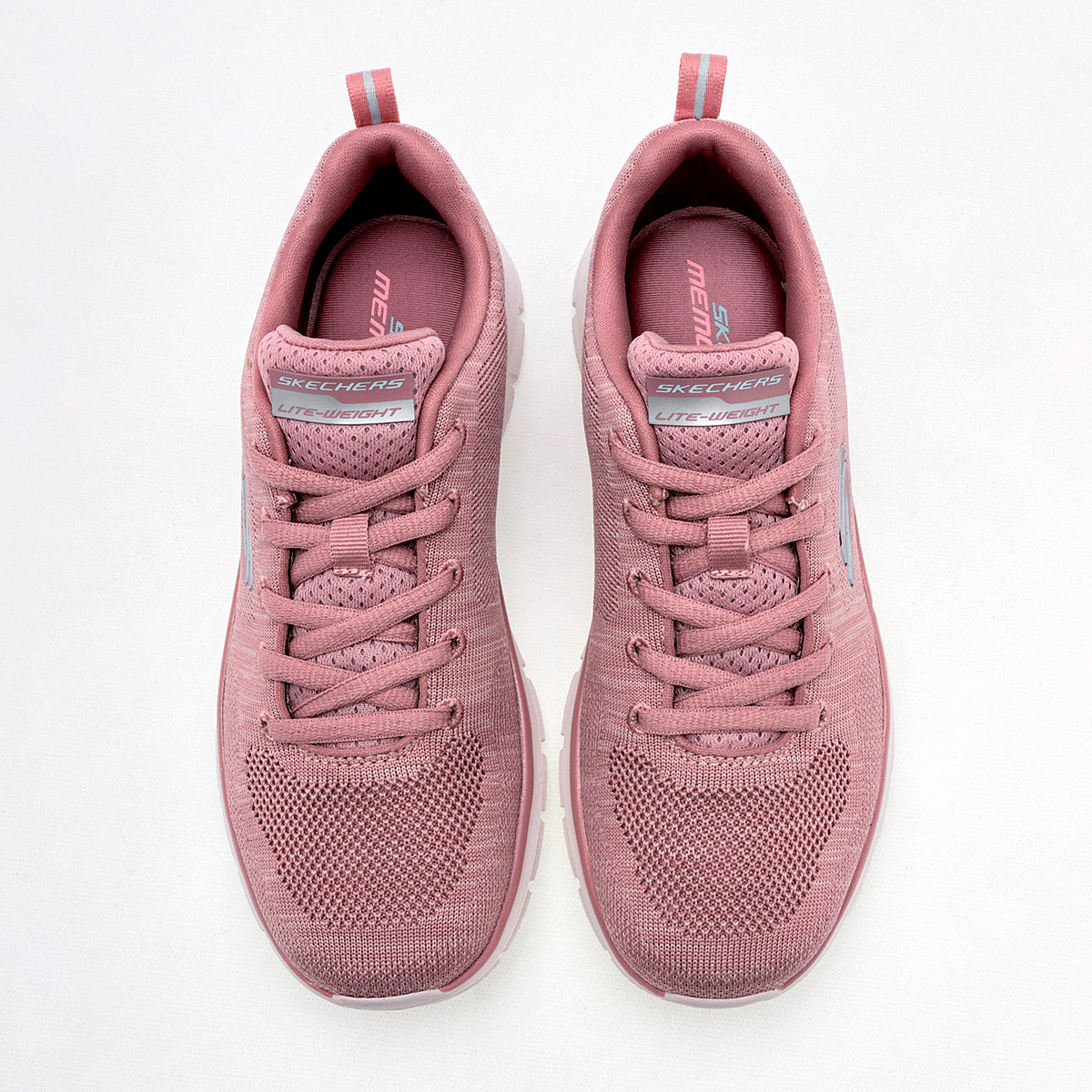 Tenis Track para mujer marca Skechers Rosa cod. 127353