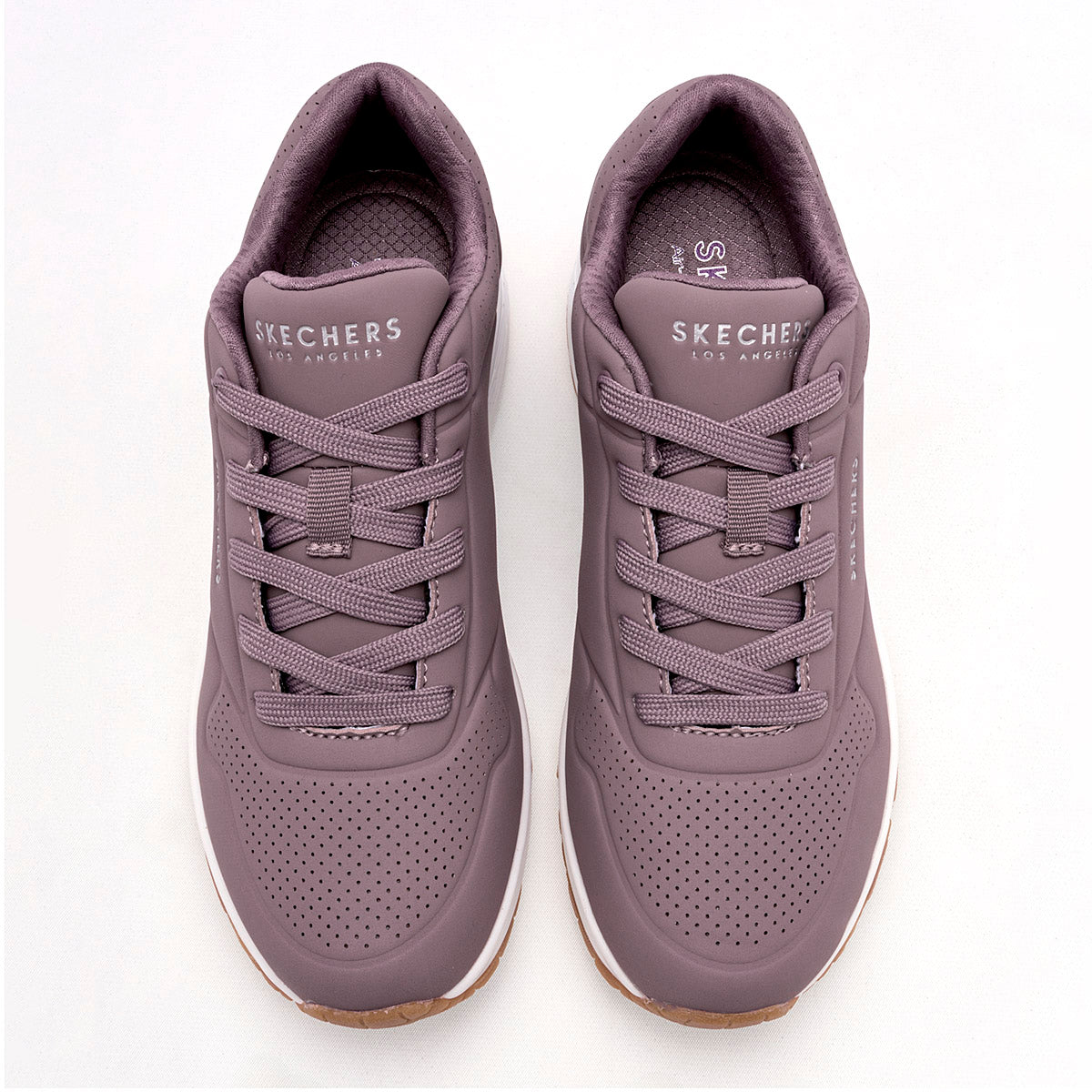 Tenis Uno para mujer marca Skechers Lila cod. 127364