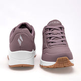 Tenis Uno para mujer marca Skechers Lila cod. 127364