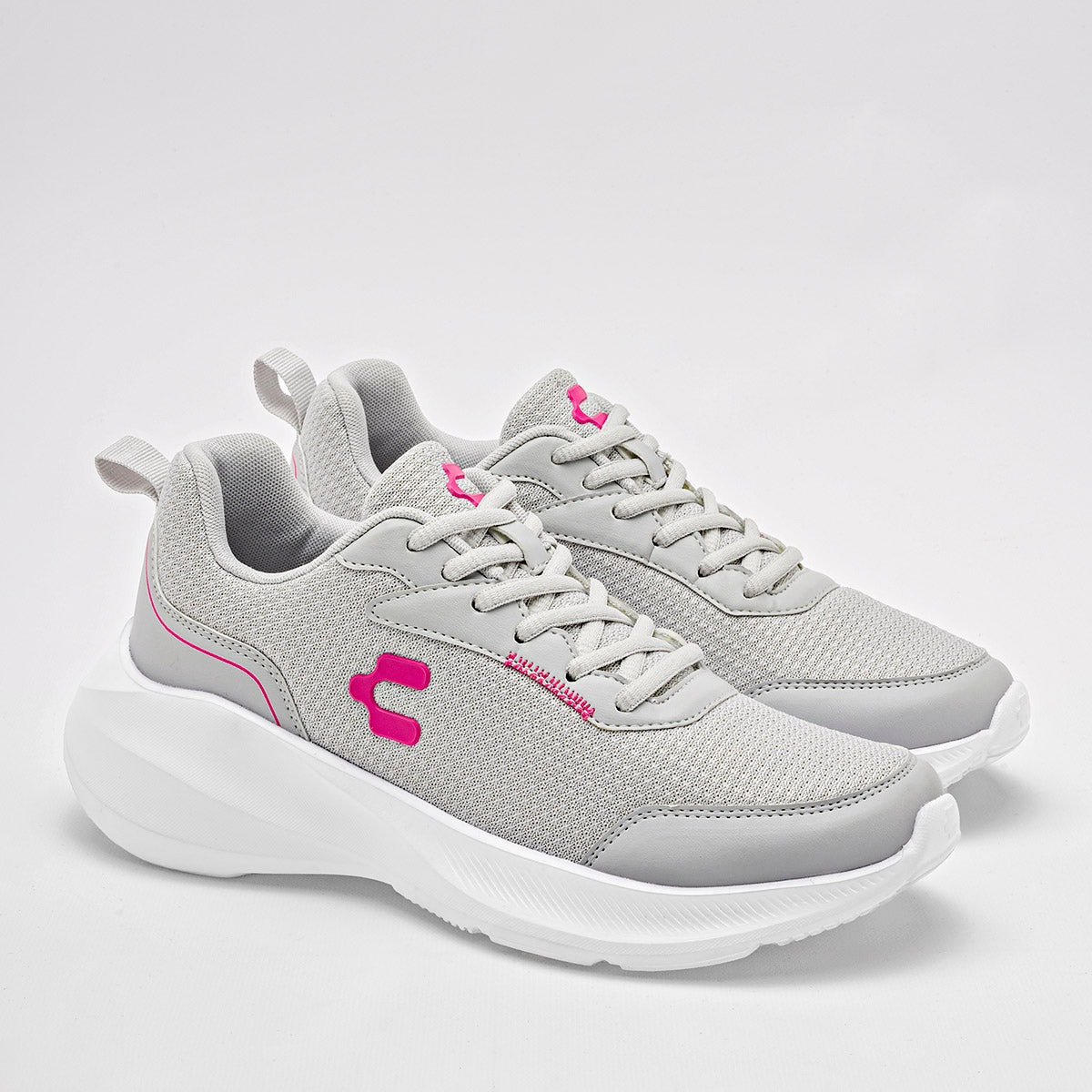 Tenis deportivos para mujer marca Charly Gris cod. 127457