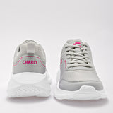 Tenis deportivos para mujer marca Charly Gris cod. 127457