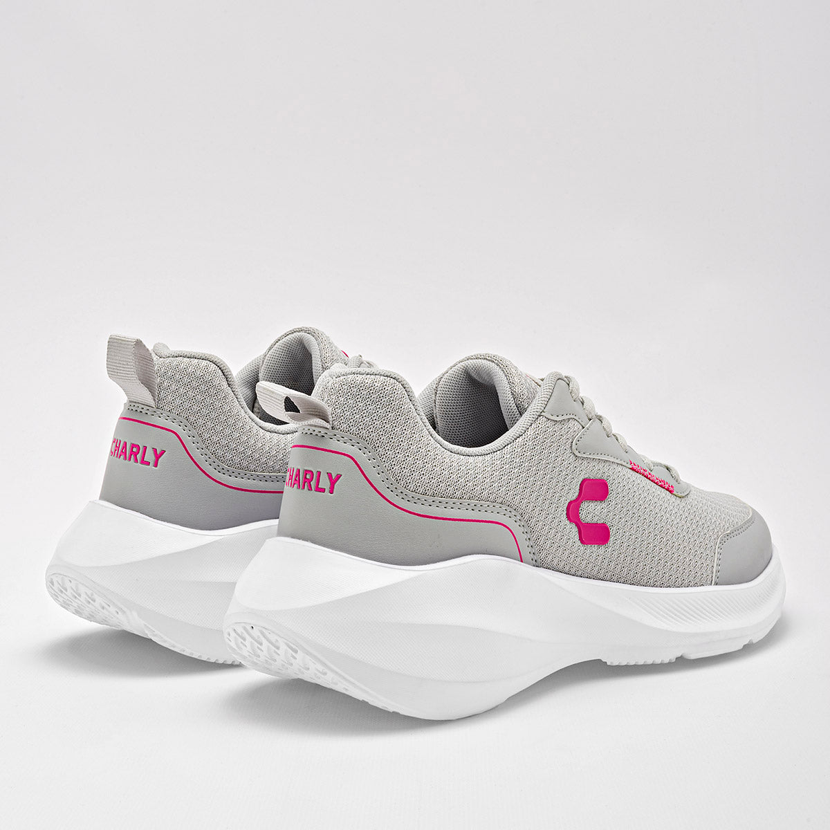 Tenis deportivos para mujer marca Charly Gris cod. 127457