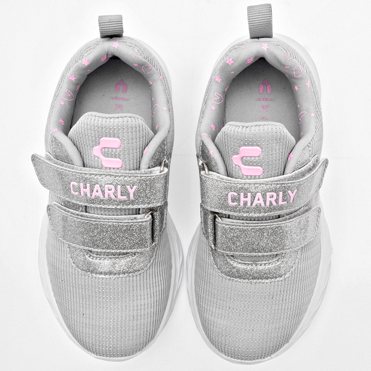 Tenis deportivos  para Niña marca Charly Gris cod. 127467