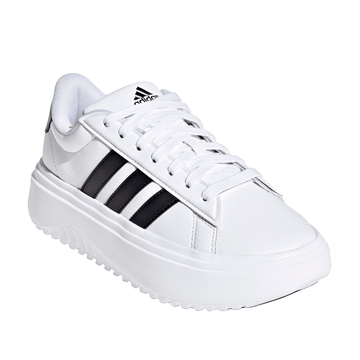 Tenis Grand Court Platform para Joven marca Adidas Blanco