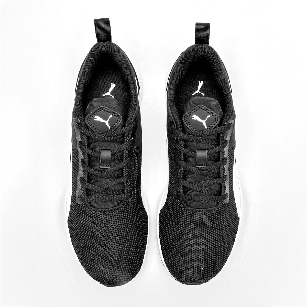 Puma black runners best sale