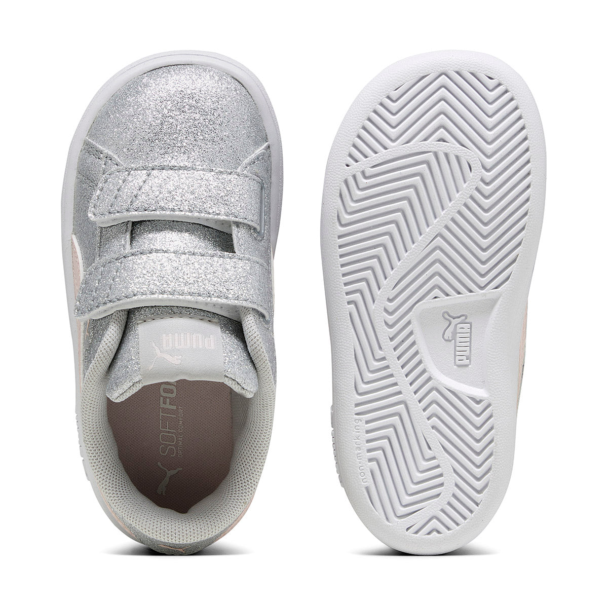 Tenis Smash 3.0 Glitz Glam V Inf Puma para Niña