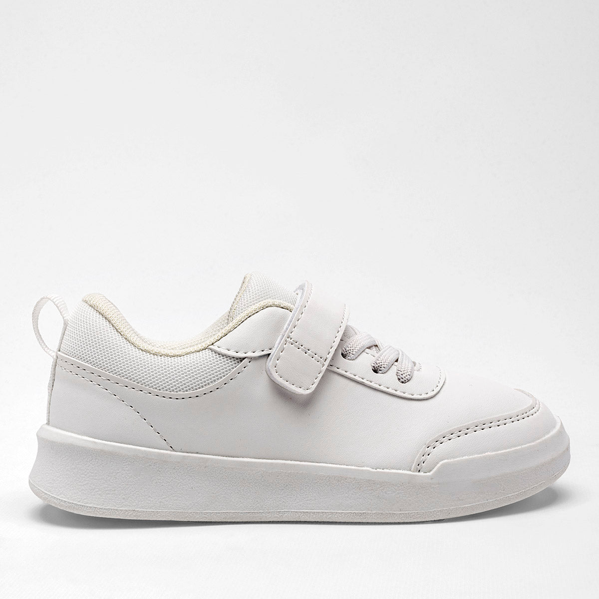 Tenis escolar para niña marca Georgie Boy Blanco cod. 128285