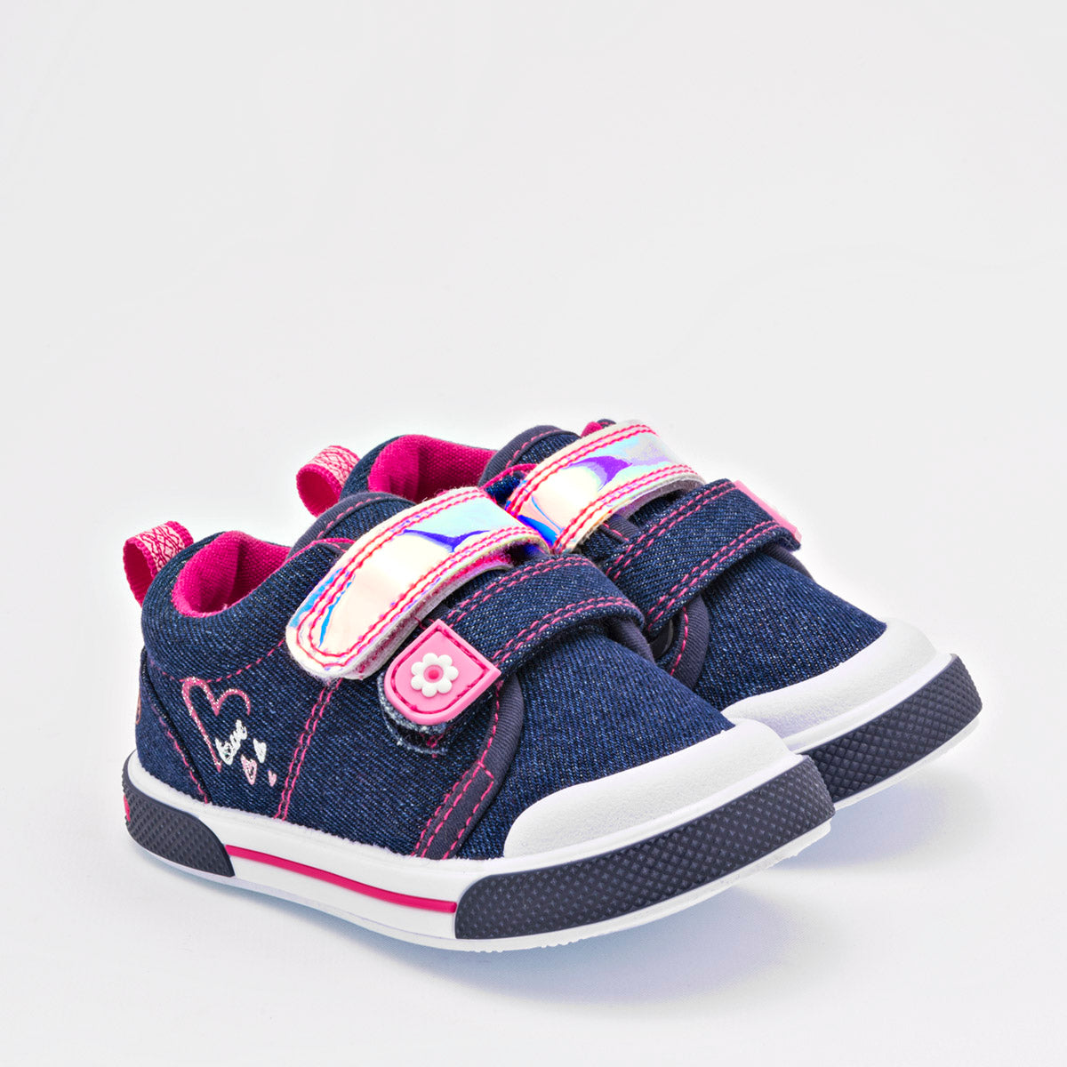 Tenis urbanos para niña bebe marca Bubble Gummers Azul Marino cod. 128384