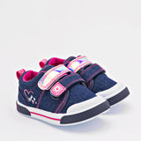 Tenis urbanos para niña bebe marca Bubble Gummers Azul Marino cod. 128384