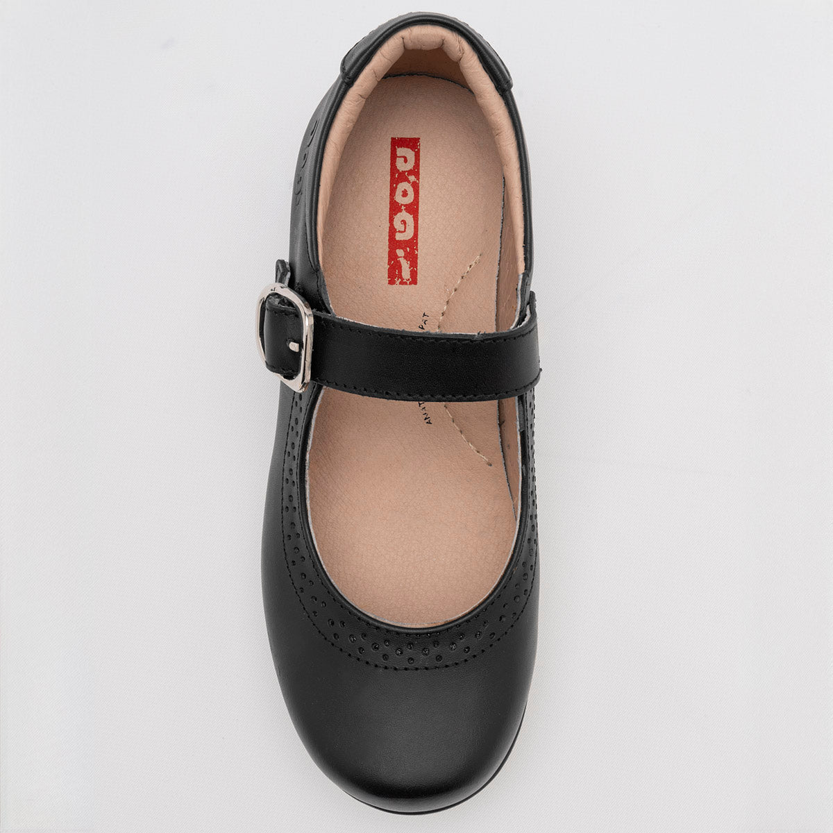 Zapato escolar para niña marca Dogi Negro cod. 128431