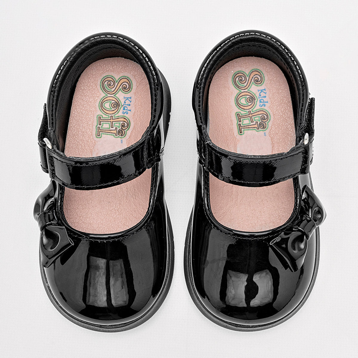 Zapato escolar para bebé niña marca Kids Sofi Negro cod. 128456