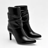 Bota caña corta para mujer marca Flexi Negro cod. 128512