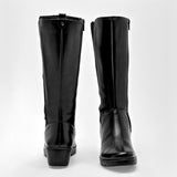 Bota caña larga para mujer marca Flexi Negro cod. 128516