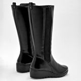 Bota caña larga para mujer marca Flexi Negro cod. 128516