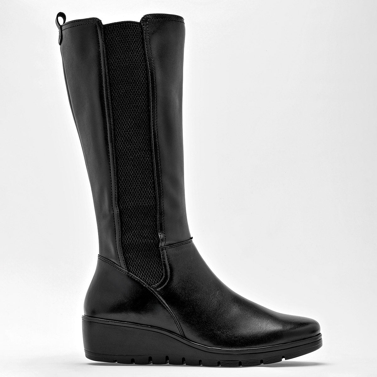 Bota caña larga para mujer marca Flexi Negro cod. 128516