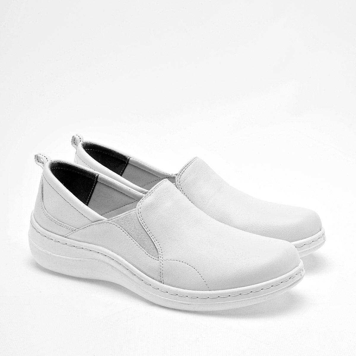 Zapato escolar especializado para joven marca Flexi Blanco cod. 128523