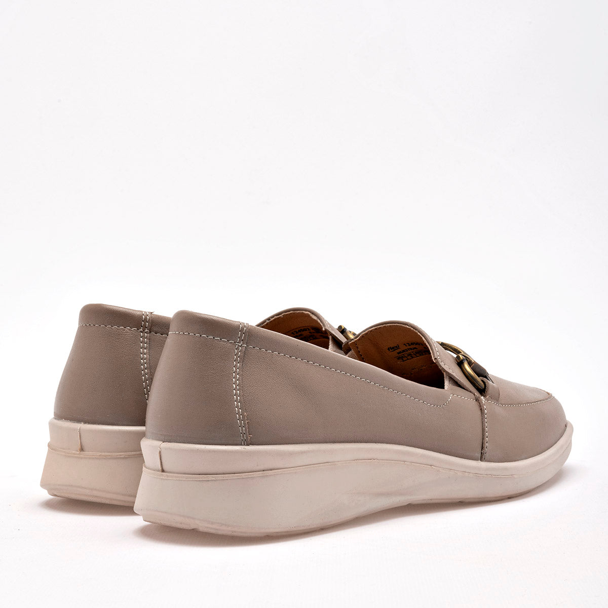 Zapato mocasín para mujer marca Flexi Beige cod. 128535