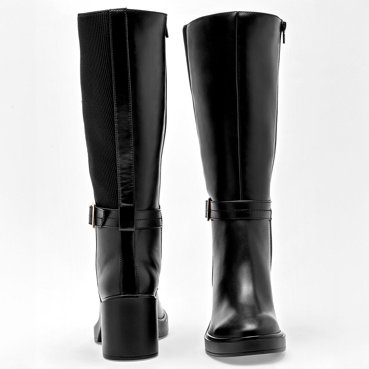 Bota caña larga para mujer marca Flexi Negro cod. 128568