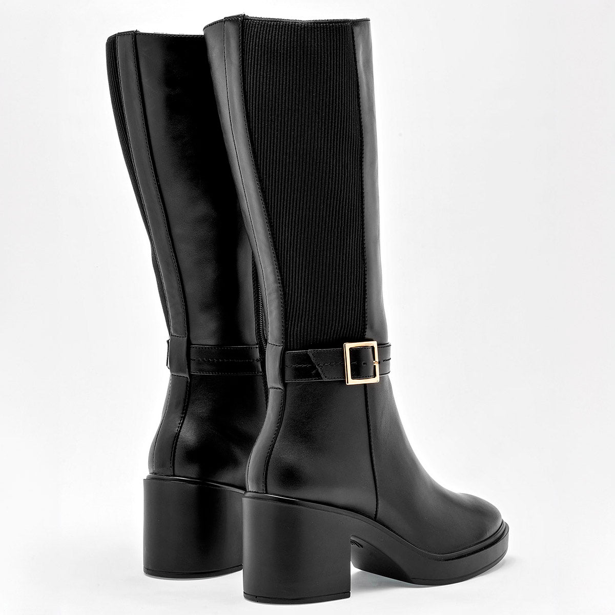 Bota caña larga para mujer marca Flexi Negro cod. 128568