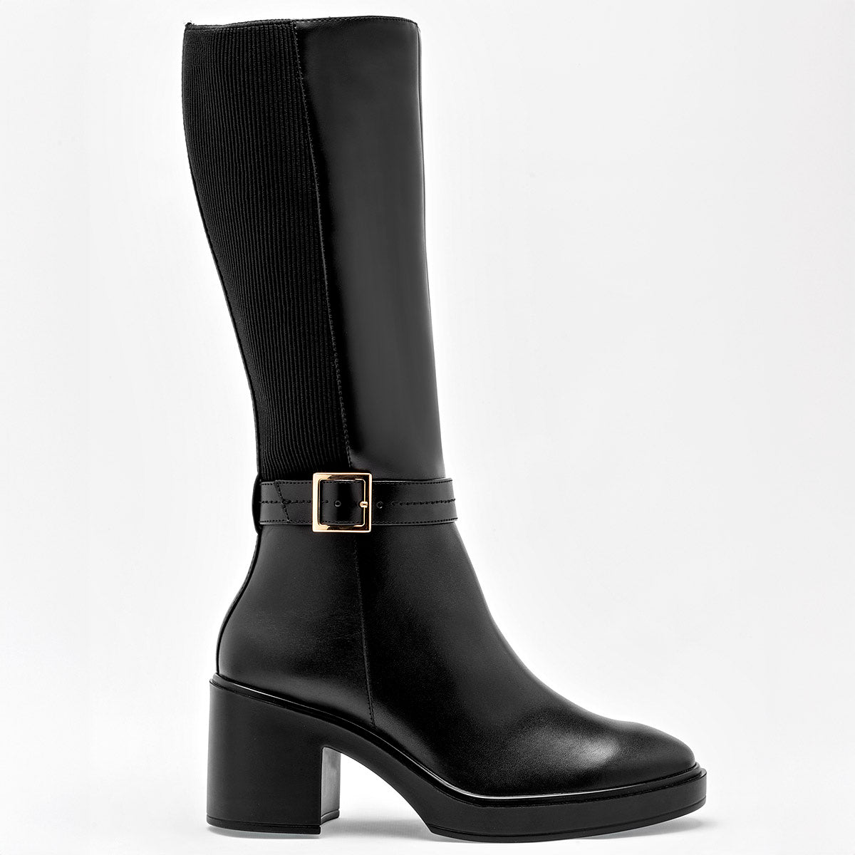 Bota caña larga para mujer marca Flexi Negro cod. 128568