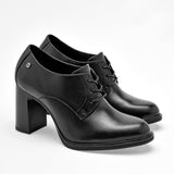 Zapato tacón cerrado para mujer marca Flexi Negro cod. 128573