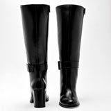 Bota caña larga para mujer marca Flexi Negro cod. 128576