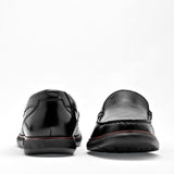 Mocasín de piel para hombre marca Flexi Negro cod. 128596