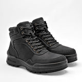 Bota de piel para hombre marca Flexi Negro cod. 128598