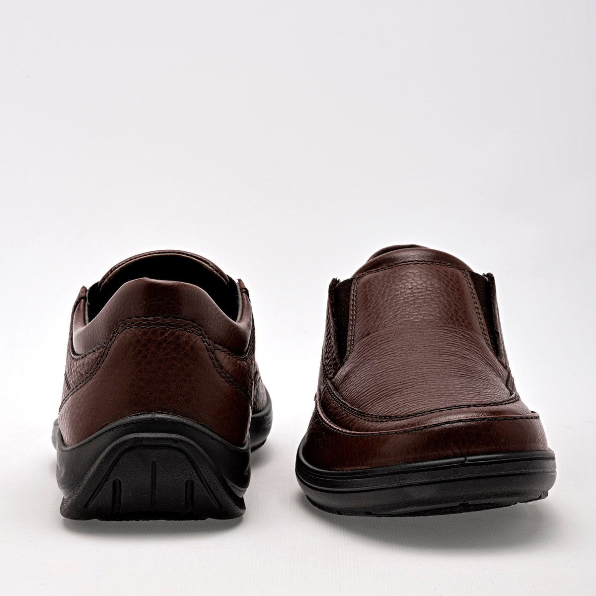 Slip on piel para hombre marca Flexi Café cod. 128611