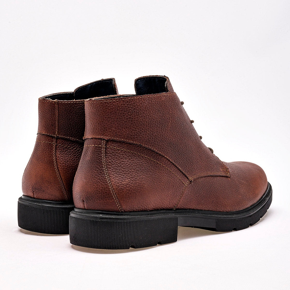 Bota de piel para hombre marca Flexi Café cod. 128616