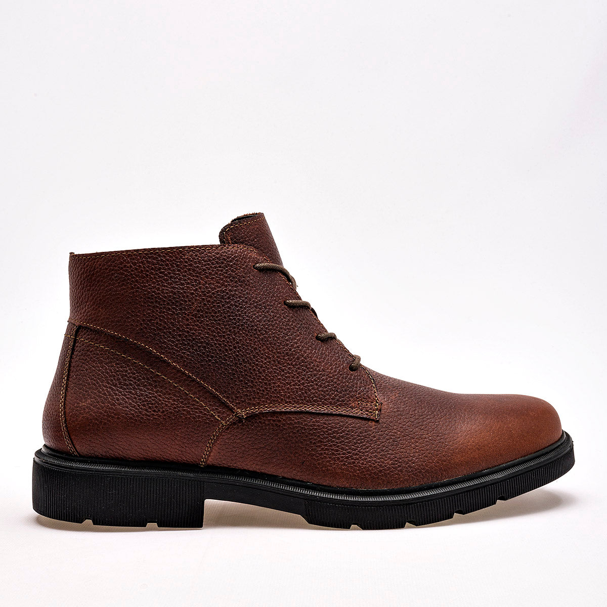 Bota de piel para hombre marca Flexi Café cod. 128616