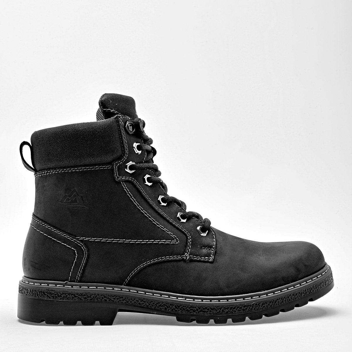 Bota de piel para hombre marca Flexi Negro cod. 128617