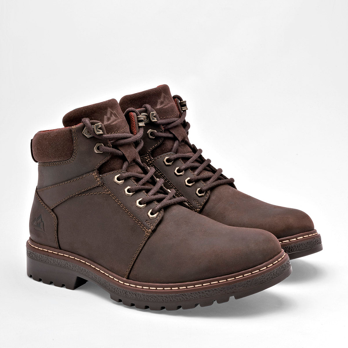 Bota de piel para hombre marca Flexi Café cod. 128618