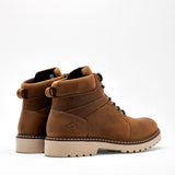 Bota de piel para hombre marca Flexi Camel cod. 128619