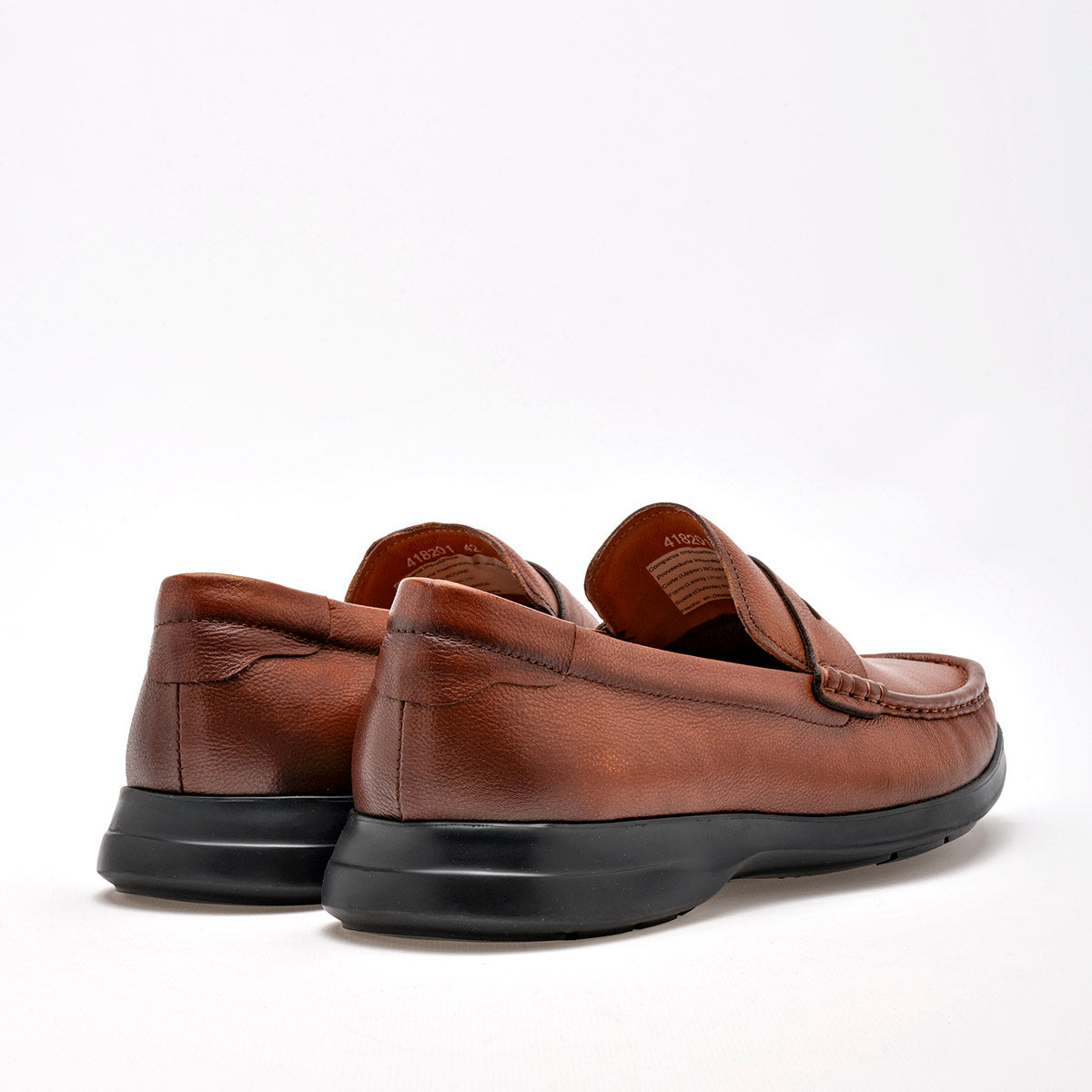 Mocasín de piel para hombre marca Flexi Camel cod. 128628