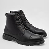 Bota de piel para hombre marca Flexi Negro cod. 128632