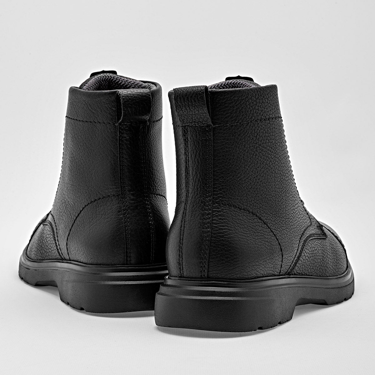 Bota de piel para hombre marca Flexi Negro cod. 128632