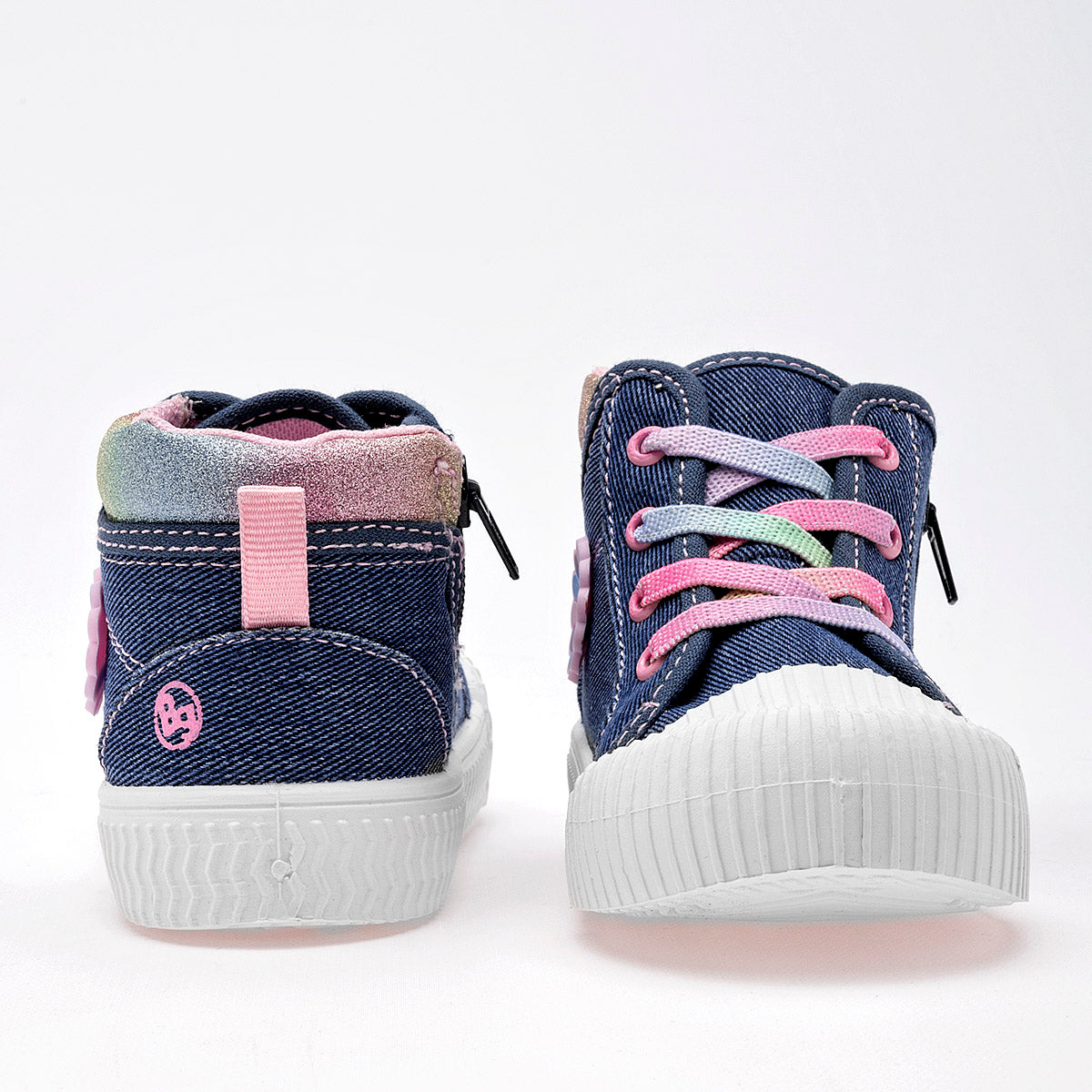 Tenis urbanos para niña bebe marca Bubble Gummers Azul Marino cod. 128668