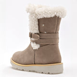 Bota casual para niña marca Coqueta Beige cod. 128689