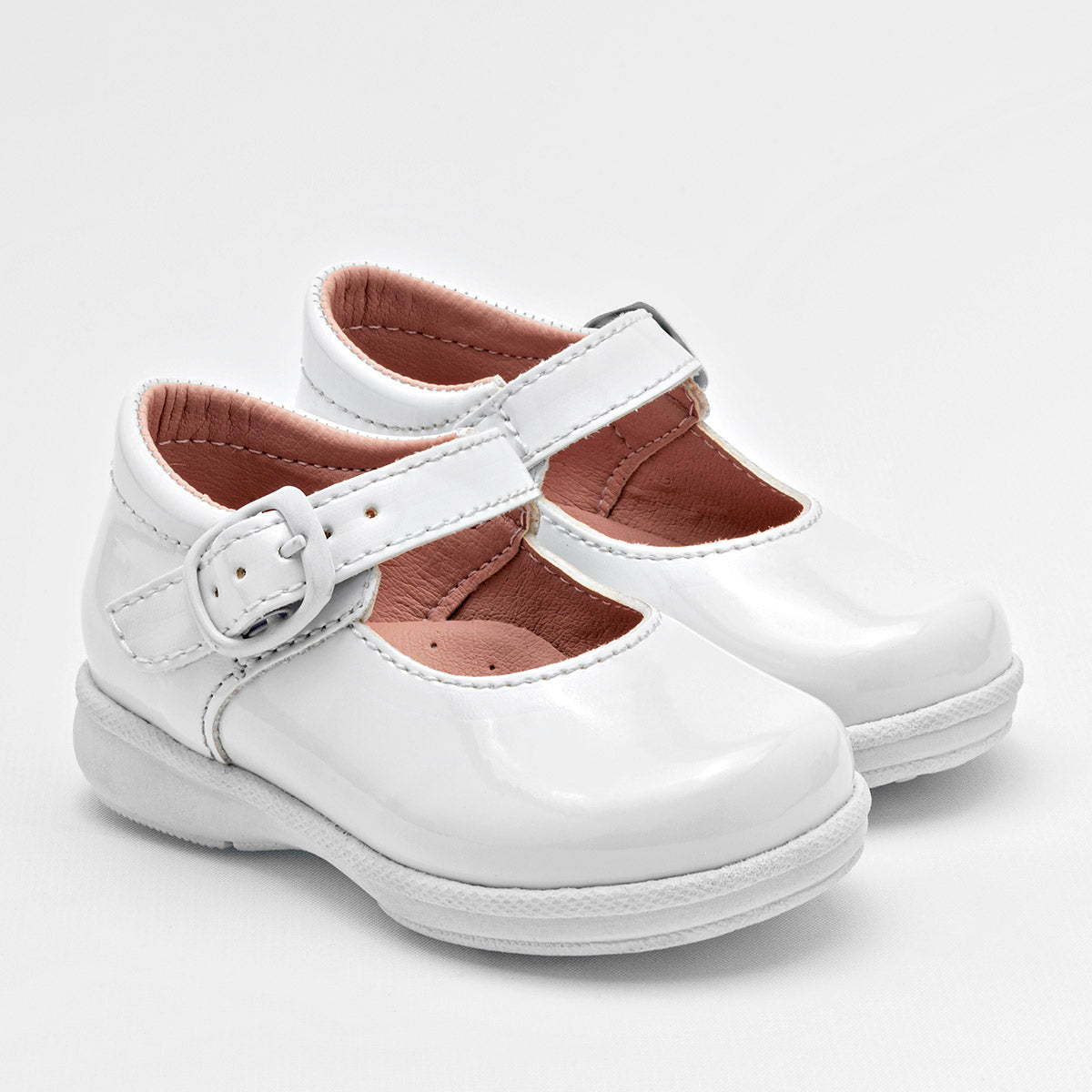 Zapato casual para niña bebé marca Danielitos Shoes Blanco cod. 128690