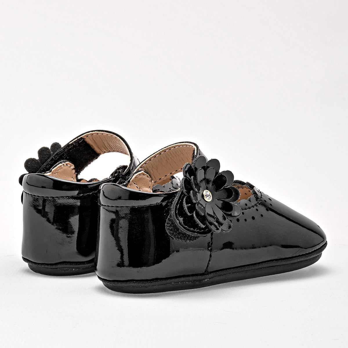 Zapato casual para niña bebé marca Ensueño Negro cod. 128705