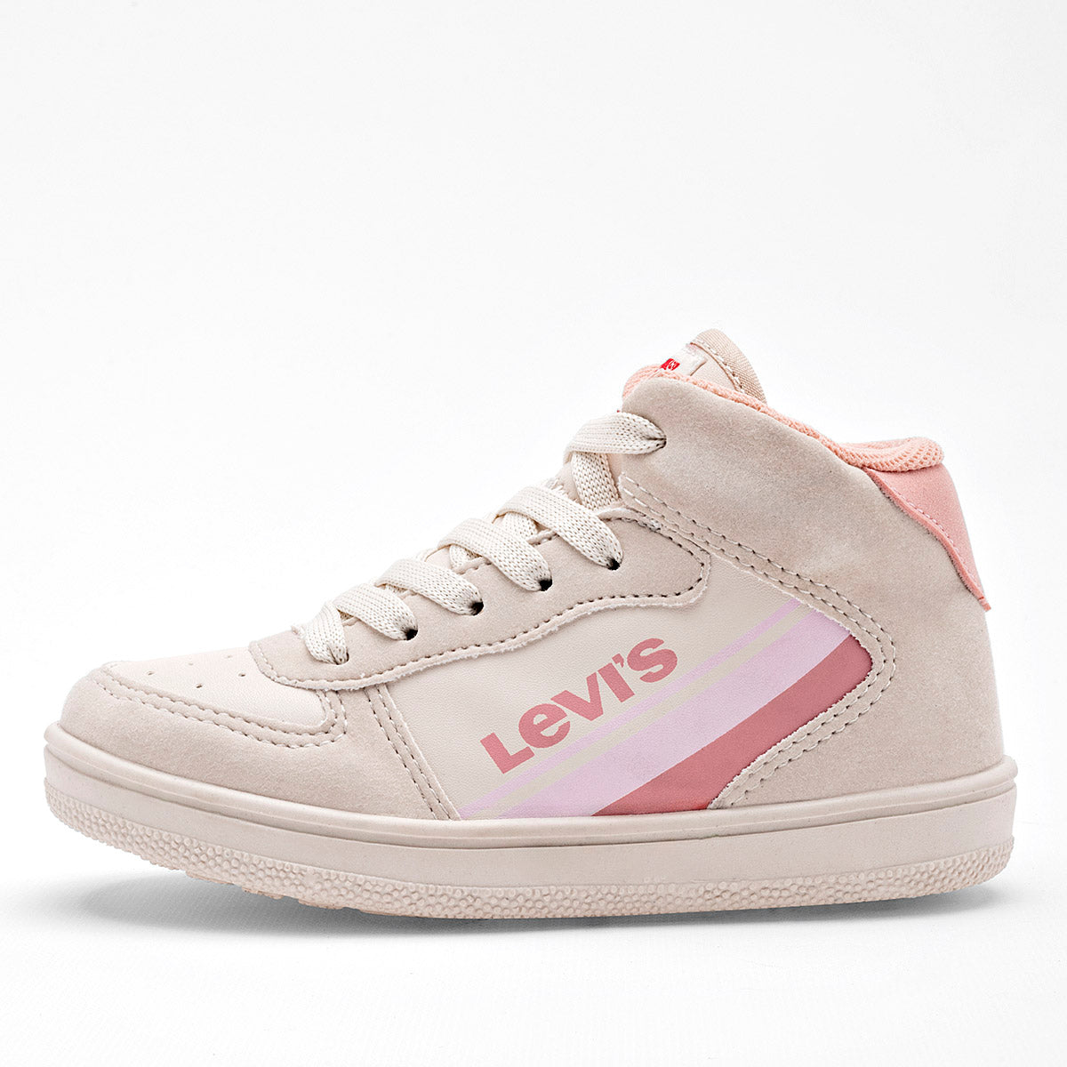 Tenis urbanos para niña marca Levi's Beige cod. 128729