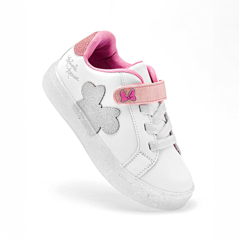 Tenis urbano de Minnie Mouse con luces Tropicana para niña preescolar