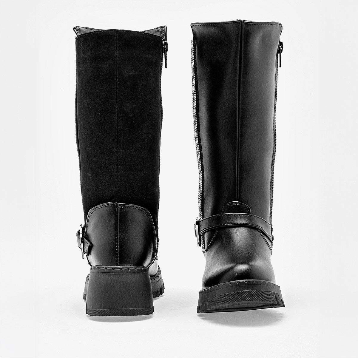 Bota caña media para niña marca Mia Negro cod. 128749