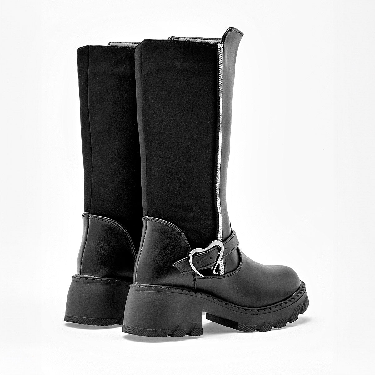 Bota caña media para niña marca Mia Negro cod. 128749