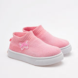 Tenis slip on para niña marca Moramora Rosa cod. 128755