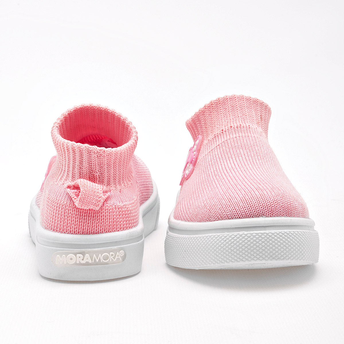 Tenis slip on para niña marca Moramora Rosa cod. 128755